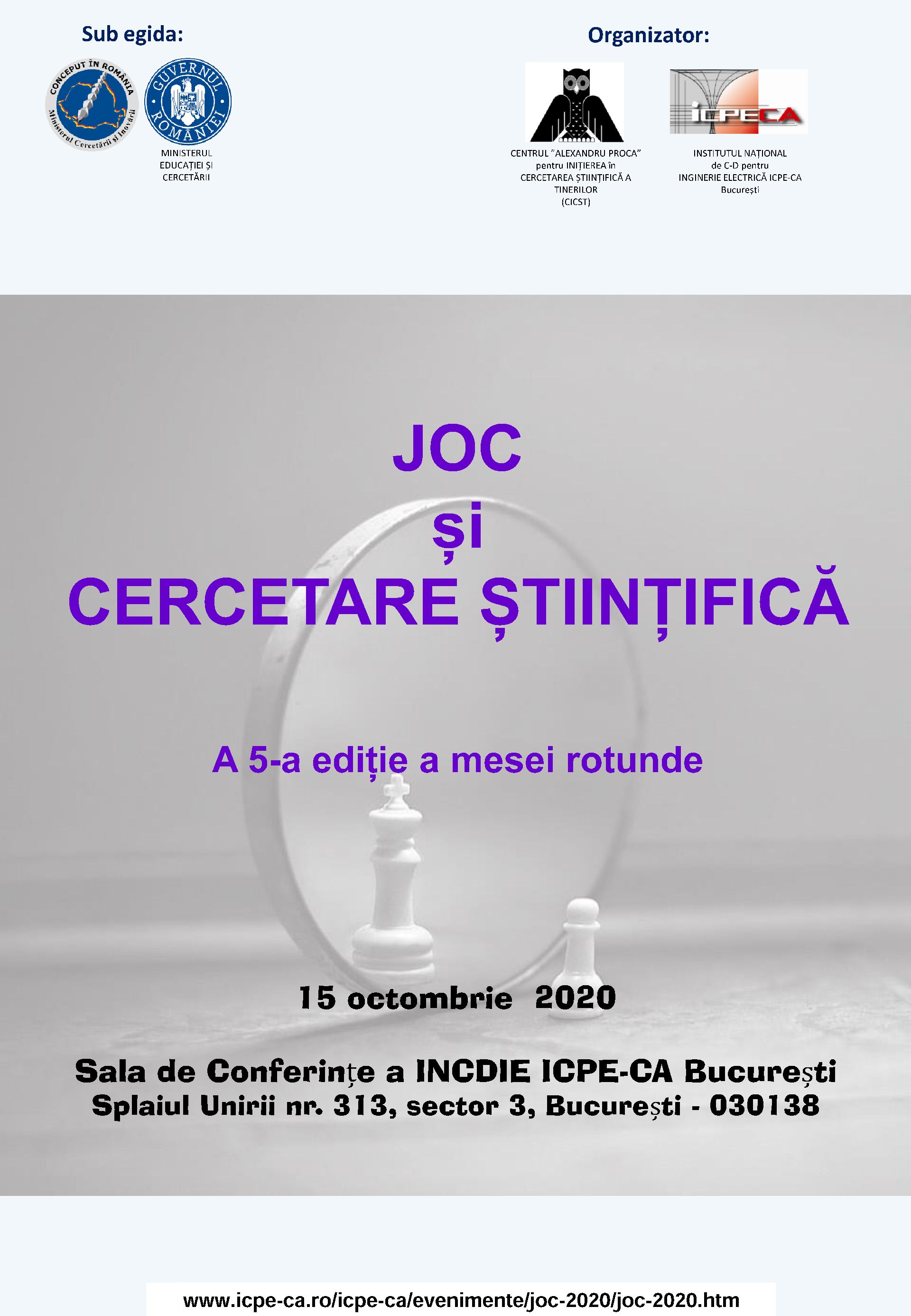 Evenimente ICPE-CA